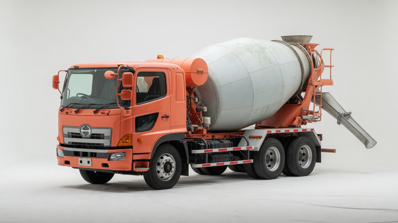 Ready-mix concrete truck